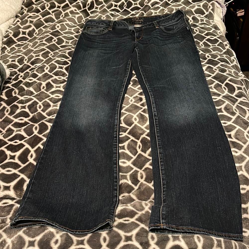 Silver jeans